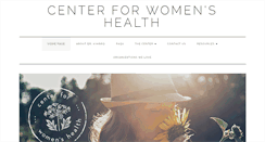 Desktop Screenshot of center4womenshealth.org